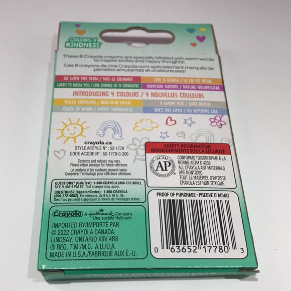 Crayola Colors Of Kindness Crayons 3 New Packages - Picture 8 of 9